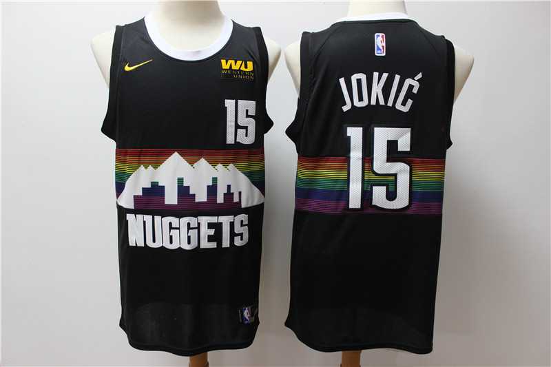 Nuggets 15 Nikola Jokic Black 2019-20 City Edition Nike Swingman Jersey,We sell and wholesale Nuggets 15 Nikola Jokic Black 2019-20 City Edition Nike Swingman Jersey on line form chian!